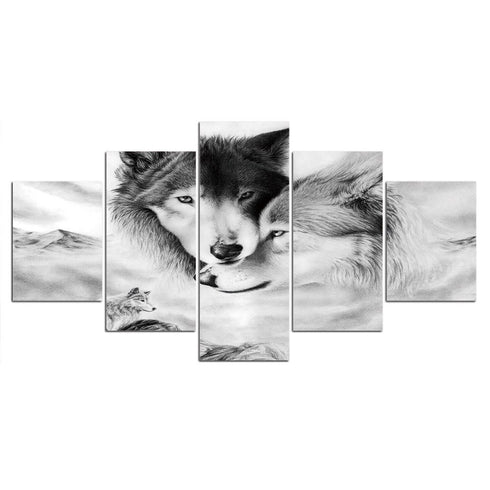 Tableau Loup Animal